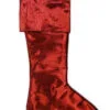 25" Ruby Metallic Stocking -Christmas decorations Shop 4861204146