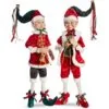 16" Red & Green Carolling Elves Set Of 2 -Christmas decorations Shop 4889306933 0fbb157f 7ccc 4b43 ad0e 300b7fef46fb