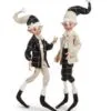 30" Black & Cream Plaid Elf Set Of 2 -Christmas decorations Shop 4889314376