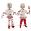 16" Peppermint Candy Posable Elf Set Of 2 -Christmas decorations Shop 4889315386