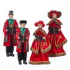 18" Red, Gold & Green Plaid Carolers Set Of 4 -Christmas decorations Shop 4889316547