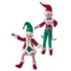 16" Red & Green Posable Elf Assorted Set Of 2 1 16" Red & Green Posable Elf Assorted Set Of 2 -Christmas decorations Shop 4889320015