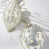 4" Pearl Embellished Assorted Ornament Set Of 4 -Christmas decorations Shop 4889328313 1