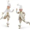 16" Champagne Assorted Elves Set Of 2 -Christmas decorations Shop 4889352558