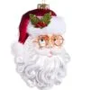 6.5" Santa With Glasses Ornament -Christmas decorations Shop 4889354155
