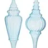 15.5" Assorted Arctic Blue Finial Ornament Set Of 2 -Christmas decorations Shop 4889354547
