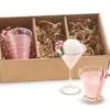 5.25" Peppermint Cocktail Assorted Set Of 3