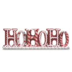 14" Peppermint Ho Ho Ho Sign