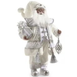 18.5" Melanated Winter Frost Santa