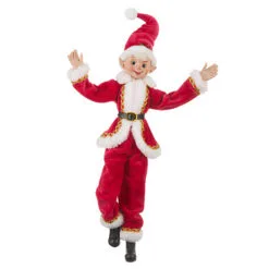 16" Pink Posable Elf