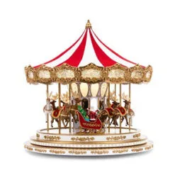 16" Regal Christmas Carousel