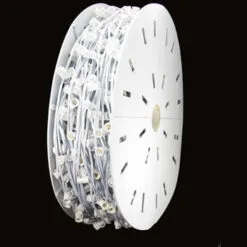 1000 FT C7 Roll White Wire 6" Spacing