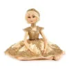 17" Gold Lace Sitting Doll 1 17" Gold Lace Sitting Doll -Christmas decorations Shop 5414455478003