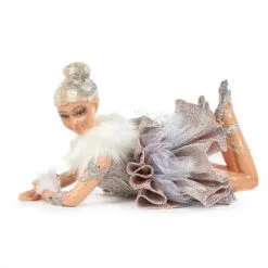 11" Winter Lying Ballerina Doll