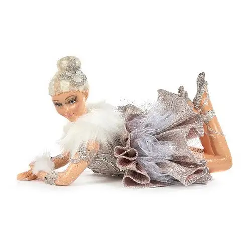 11" Winter Lying Ballerina Doll 3 11" Winter Lying Ballerina Doll