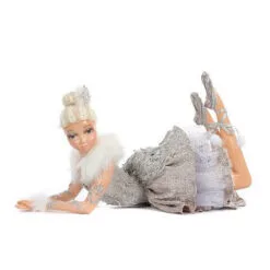 20" Winter Lying Ballerina Doll
