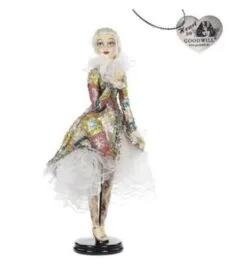 26" Commedia Lady Doll With Stand