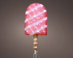 26" Pink White Ice Cream 60LED