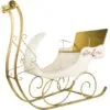 Mark Roberts 64" X 51" White & Gold Santa's Sleigh -Christmas decorations Shop 8003627954 76337ff9 c7bc 45e1 aa65 e36f37ff712c