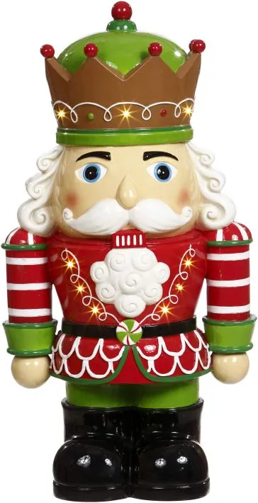 Mark Roberts 18" King Nutcracker With Lights 4 Mark Roberts 18" King Nutcracker With Lights - Image 2
