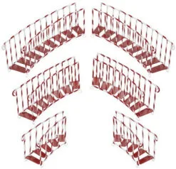 Mark Roberts 16" - 22" Red Grand Christmas Staircase Set Of 6