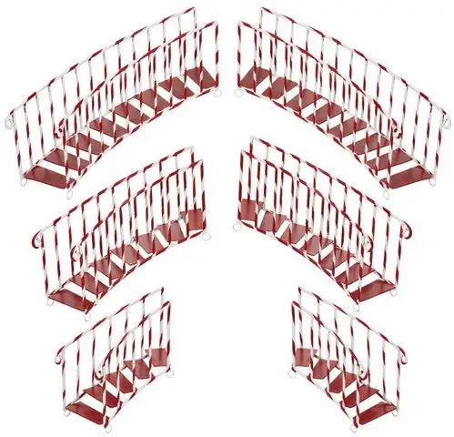 Mark Roberts 16" - 22" Red Grand Christmas Staircase Set Of 6 3 Mark Roberts 16" - 22" Red Grand Christmas Staircase Set Of 6