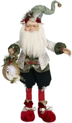 Mark Roberts 35" Large 6 Geese Laying North Pole Elf