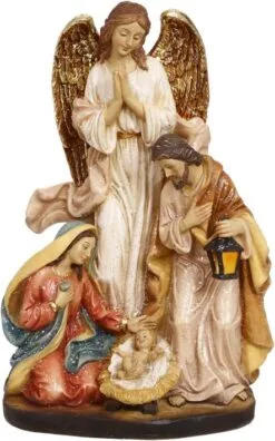 Mark Roberts 9.5" Holy Family With Angel