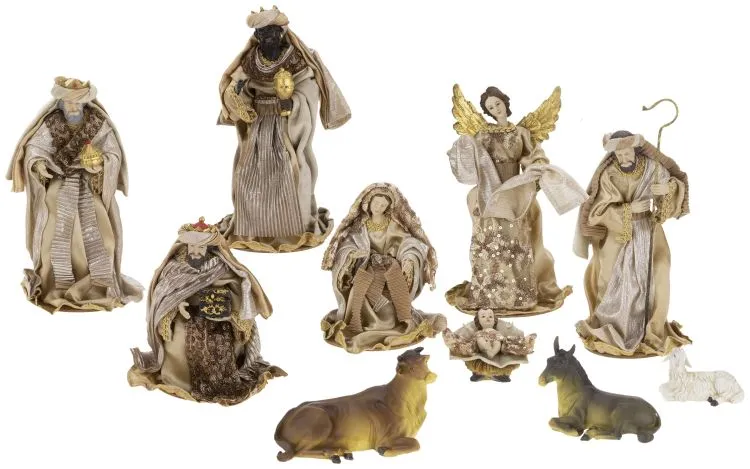 Mark Roberts 10" Classic Nativity Set Of 10 3 Mark Roberts 10" Classic Nativity Set Of 10