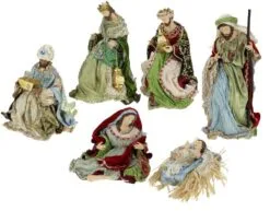 Mark Roberts 13"-23" Traditional Nativity Set Of 6