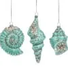 Mark Roberts 5"-7" Assorted Turquoise Seashell Ornament Set Of 3 -Christmas decorations Shop 8003641280 5ee9a441 dca1 43ab a56c 81aecc209bd4