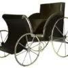 23" X 17.5" Black Carriage With Trim -Christmas decorations Shop 8003641462