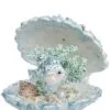 Mark Roberts 6" Large Blue Coral Shell Ornament Set Of 2 1 Mark Roberts 6" Large Blue Coral Shell Ornament Set Of 2 -Christmas decorations Shop 8003642256