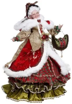 Mark Roberts 23" Highland Plaid Mrs Claus