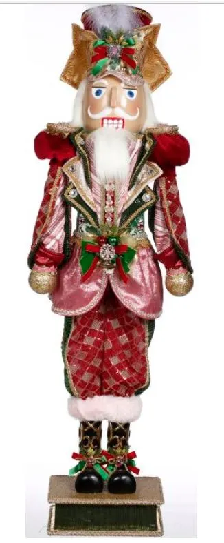 Mark Roberts 50" Large Peppermint Nutcracker 3 Mark Roberts 50" Large Peppermint Nutcracker