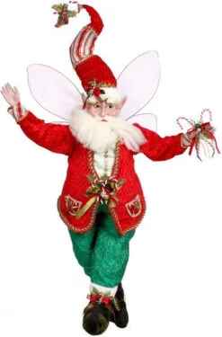 Mark Robert 38" Large Candycane & Holly Fairy