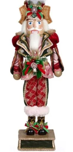 Mark Roberts 34" Medium Peppermint Nutcracker