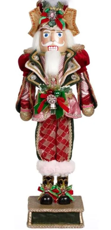 Mark Roberts 34" Medium Peppermint Nutcracker 3 Mark Roberts 34" Medium Peppermint Nutcracker