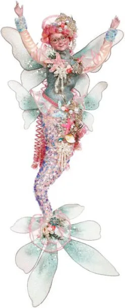 Mark Roberts 22" Pink Mermaid Jeweled Fairy