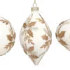 Mark Roberts 5" Ivory & Gold Hollyberry Assorted Ornament Set Of 6