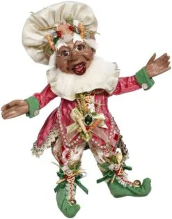Mark Roberts 18" Medium Melanated Pastry Maker Elf