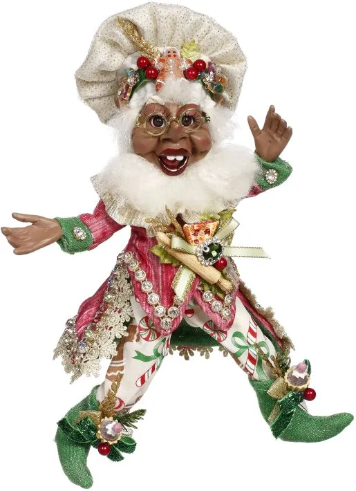 Mark Roberts 10" Melanated Pastry Maker Elf 3 Mark Roberts 10" Melanated Pastry Maker Elf