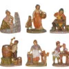 5" Working Peasants Assorted Set Of 6 -Christmas decorations Shop 8013059001524