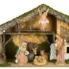 38" X 18" X 24" Nativity Stable With Angel & Cows -Christmas decorations Shop 8013059008028