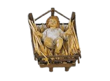 21" Baby Jesus In Crib