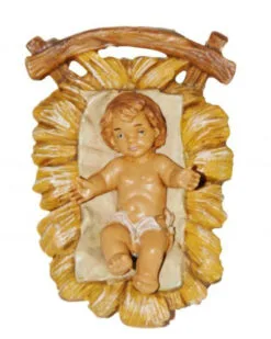 5" Baby Jesus In Cradle