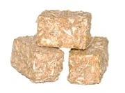 6.5" X 4" Dried Hay Blocks Set Of 3