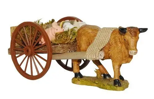 7.5" Ox With Wagon 3 7.5" Ox With Wagon