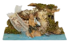 10" X 6" X 6" Fisherman Nativity Accessory