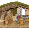 24" X 9" X 9" Italian Stable Includes 5 Figurines -Christmas decorations Shop 8013059255620